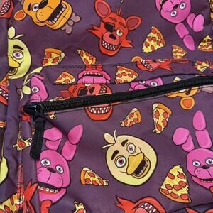 Five Nights At Freddy's Backpack Bioworld School Bag 18 Inch Kids Pizza Print